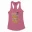 Shut Up Your Bloody Mouth Women's Racerback Tank in Solid Hot Pink Color